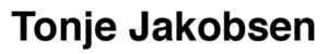 Tonje Jakobsen logo, fotograf Grimstad